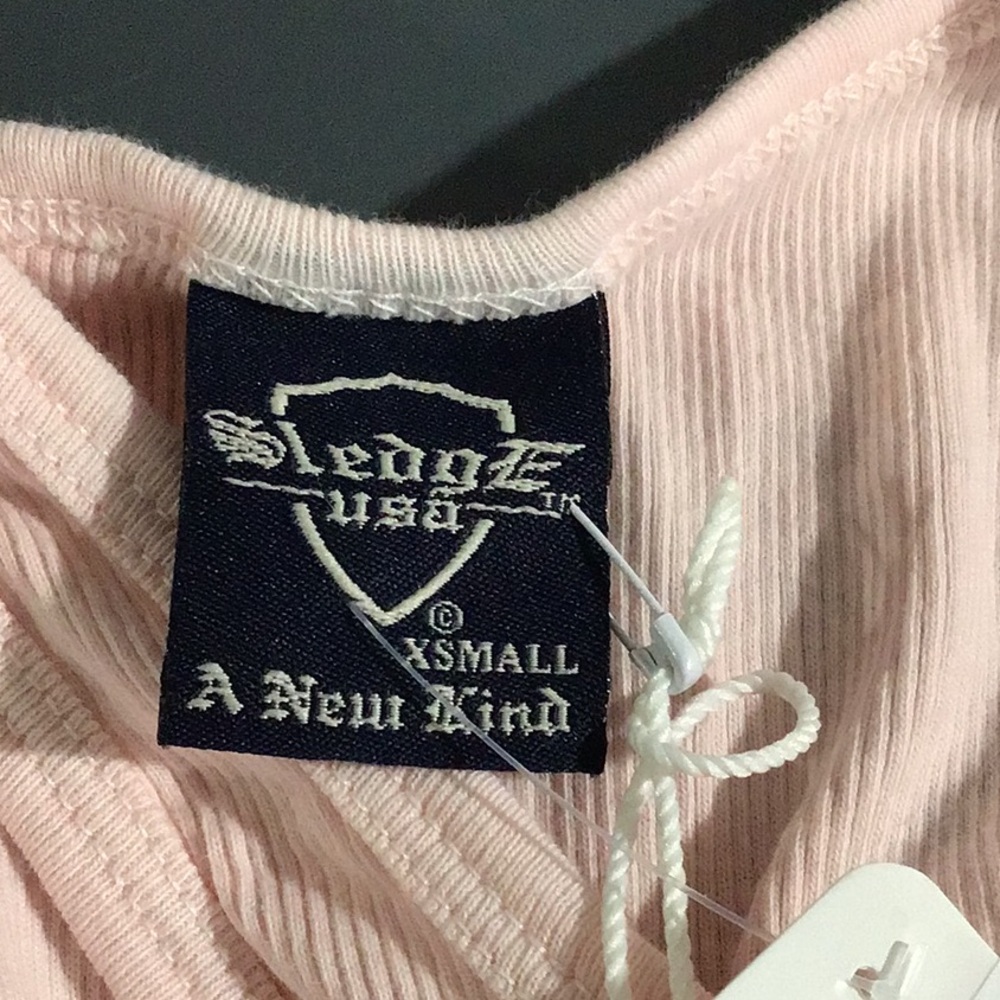 Pink Ribbed Tank Top - Picture 5 of 5